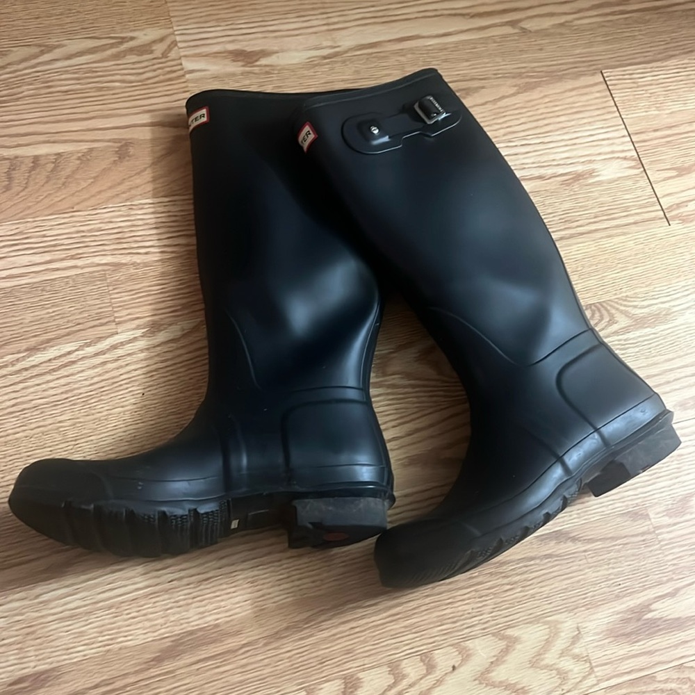 Hunter boots size 11
